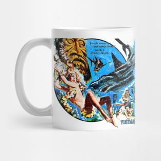 She Gods Of Shark Reef Tiki Vintage Style Mug